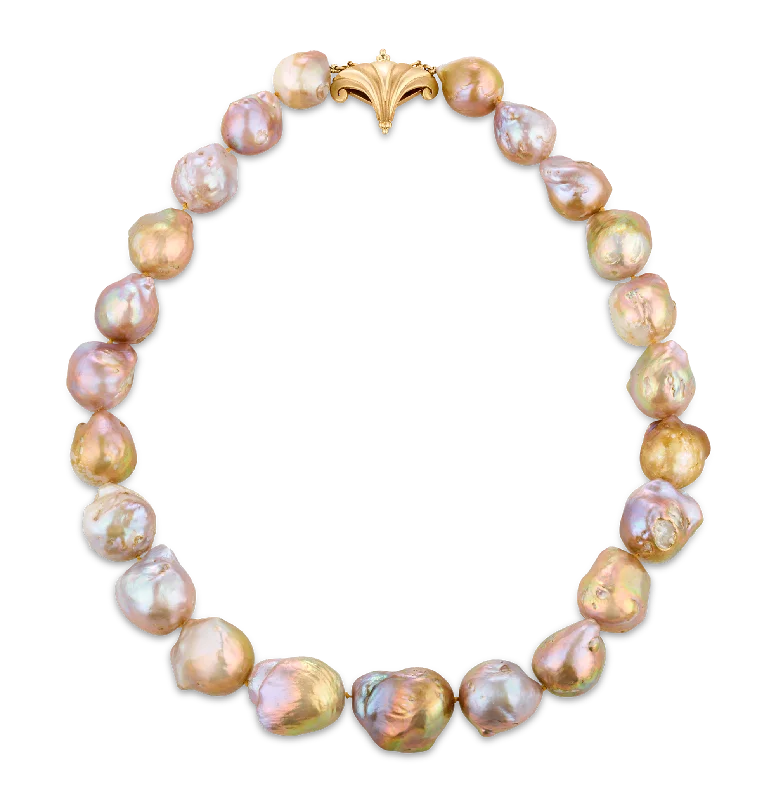 Yangtze Fireball Pearl Necklace