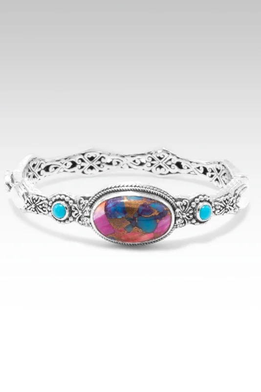 Grace Changes Everything Bangle II™ In Sweetart Kingman Turquoise