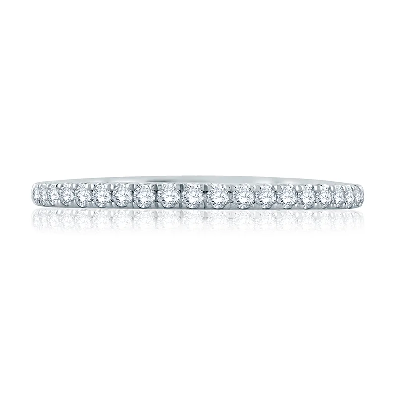 A.Jaffe Delicate Diamond Quilted Wedding Band MR2168Q/24