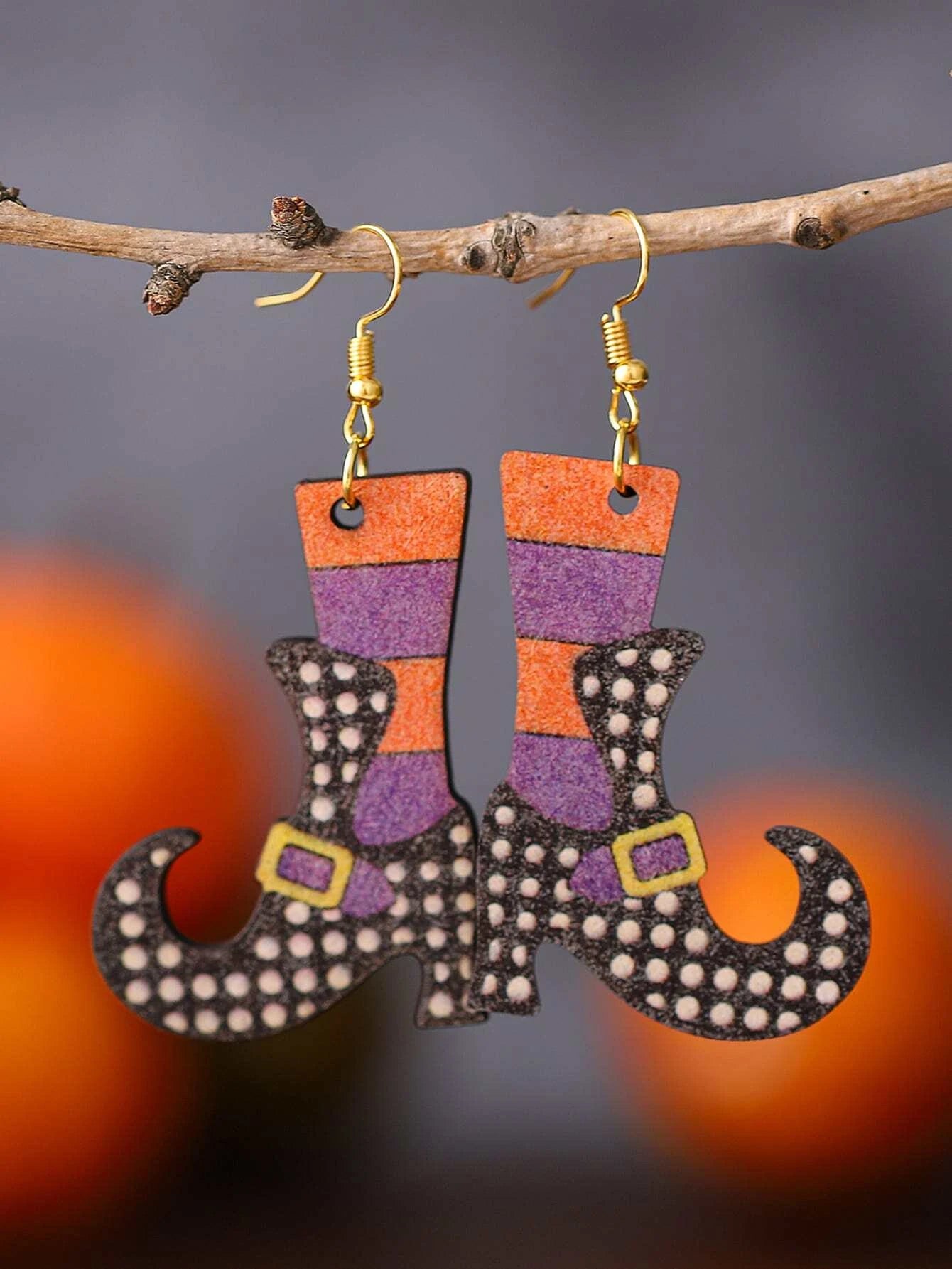 Witch Shoe Earrings