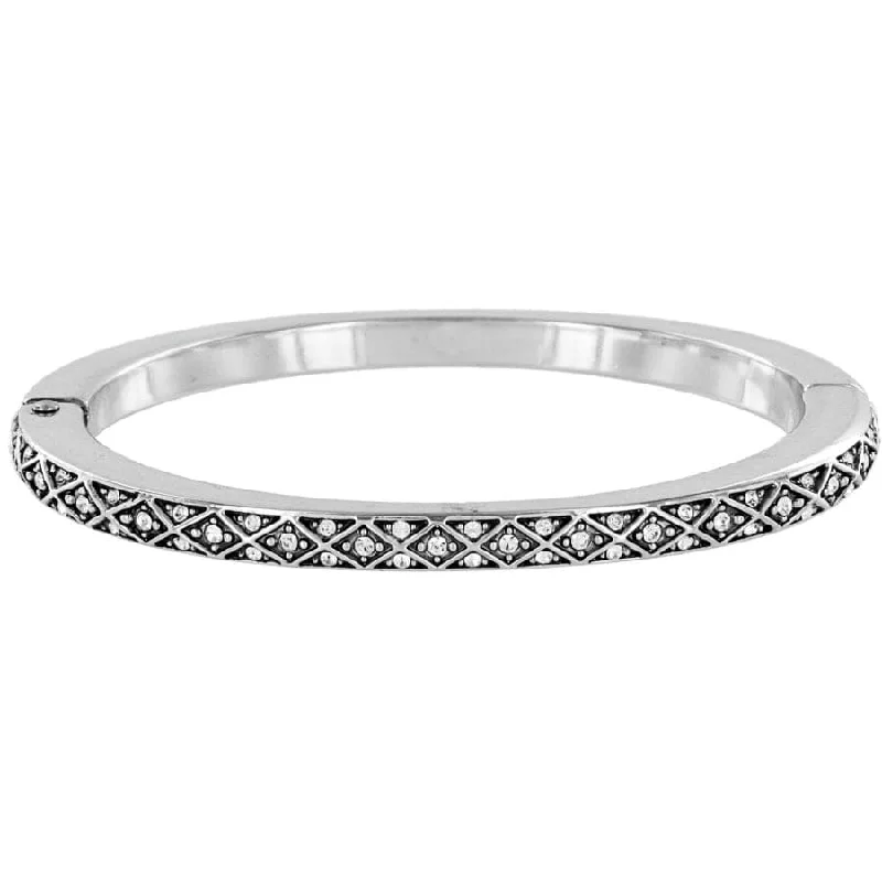 Diamond Hinged Bangle