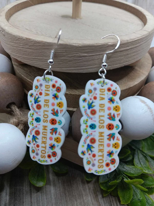 Dia De Los Muertos Earrings - Day of the Dead Earrings