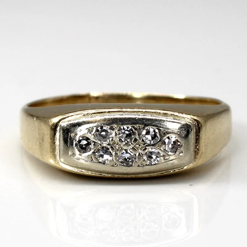 Cluster Set Diamond Ring | 0.24ctw | SZ 11.75 |