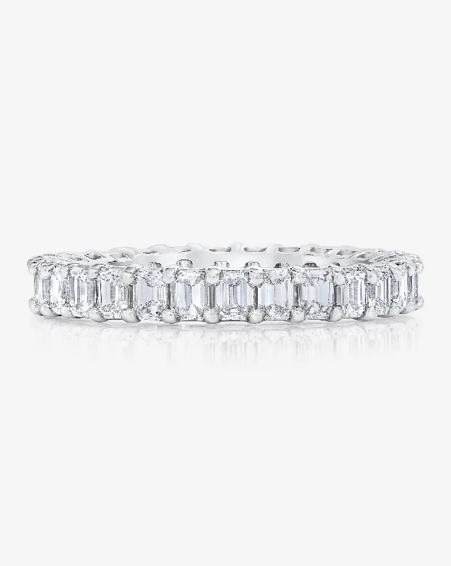 Emerald Diamond Eternity Band