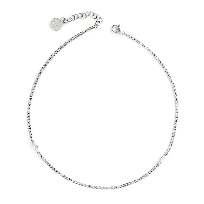 Silver Plated Strada Necklace