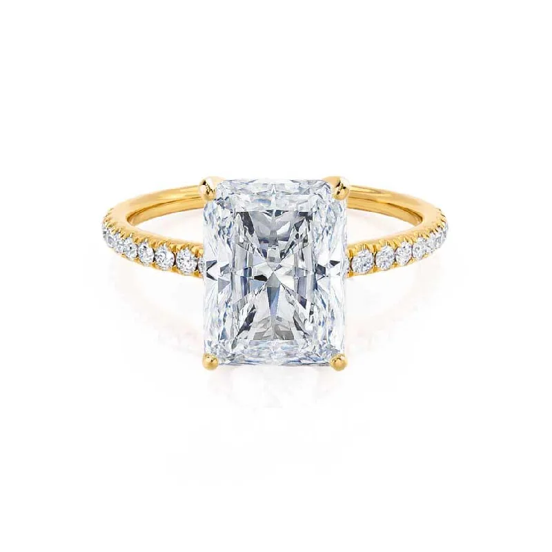 1.20 CT Radiant Shaped Moissanite Solitaire Style Engagement Ring