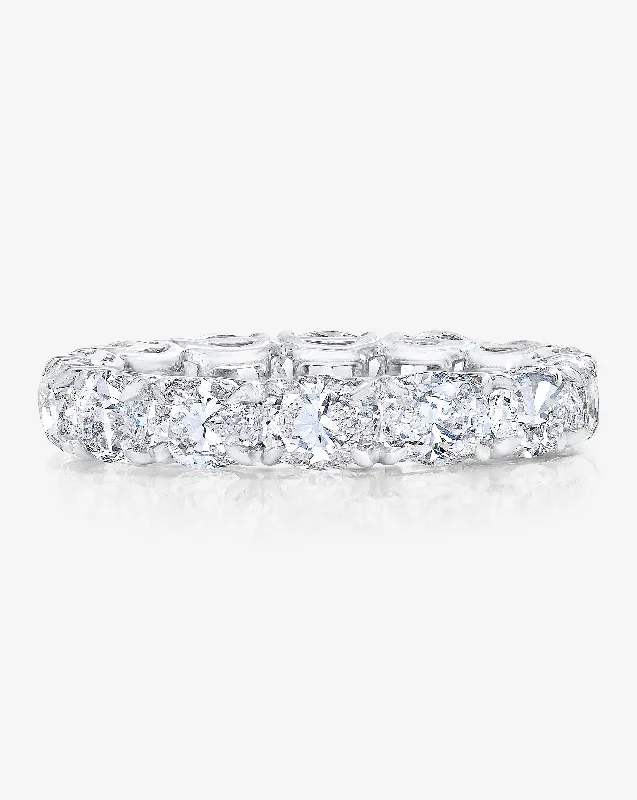 Sideways Oval Diamond Eternity Band