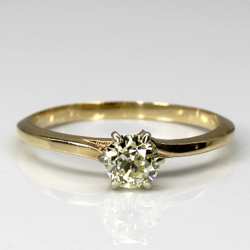 Solitaire Diamond Ring | 0.47ct | SZ 8.25 |